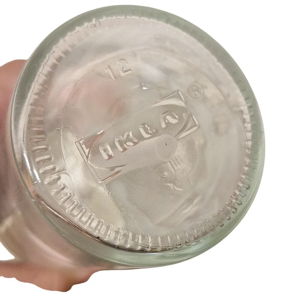 IKEA TACKAN Glass Soap Dispenser White Pump Clear 8oz Bathroom‎ Kitchen